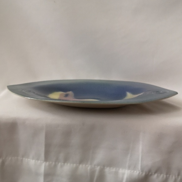 One-of-a-kind Studio Art Pottery Display, Serving or Catch-all Tray with Mermaid - Picture 4 of 8